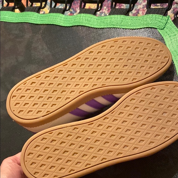 Adidas Cloudfoam Sneakers with Purple Stripes - Picture 2 of 3